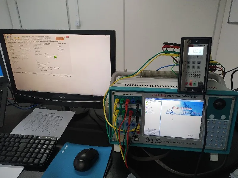 Testes e Parametrização de Reles de Proteção